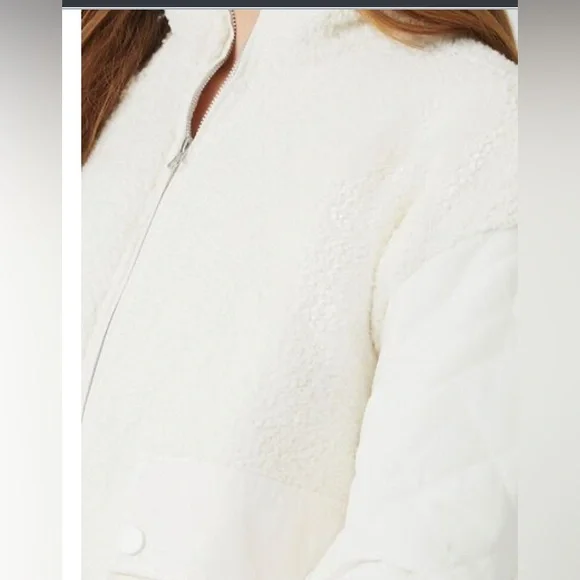 Forever 21 Reversible Faux Shearling Bomber Jacket | New without Tags - Picture 6 of 13